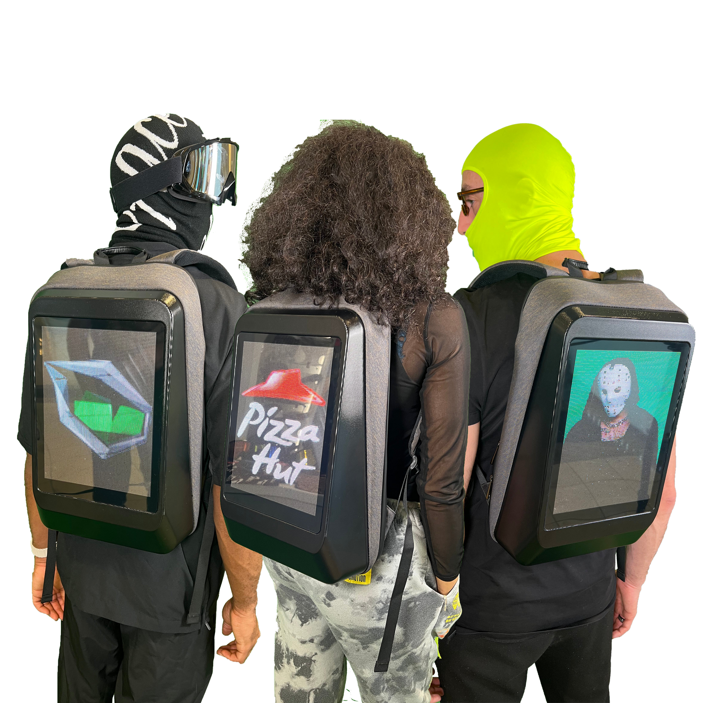 LED Flat Screen Backpack