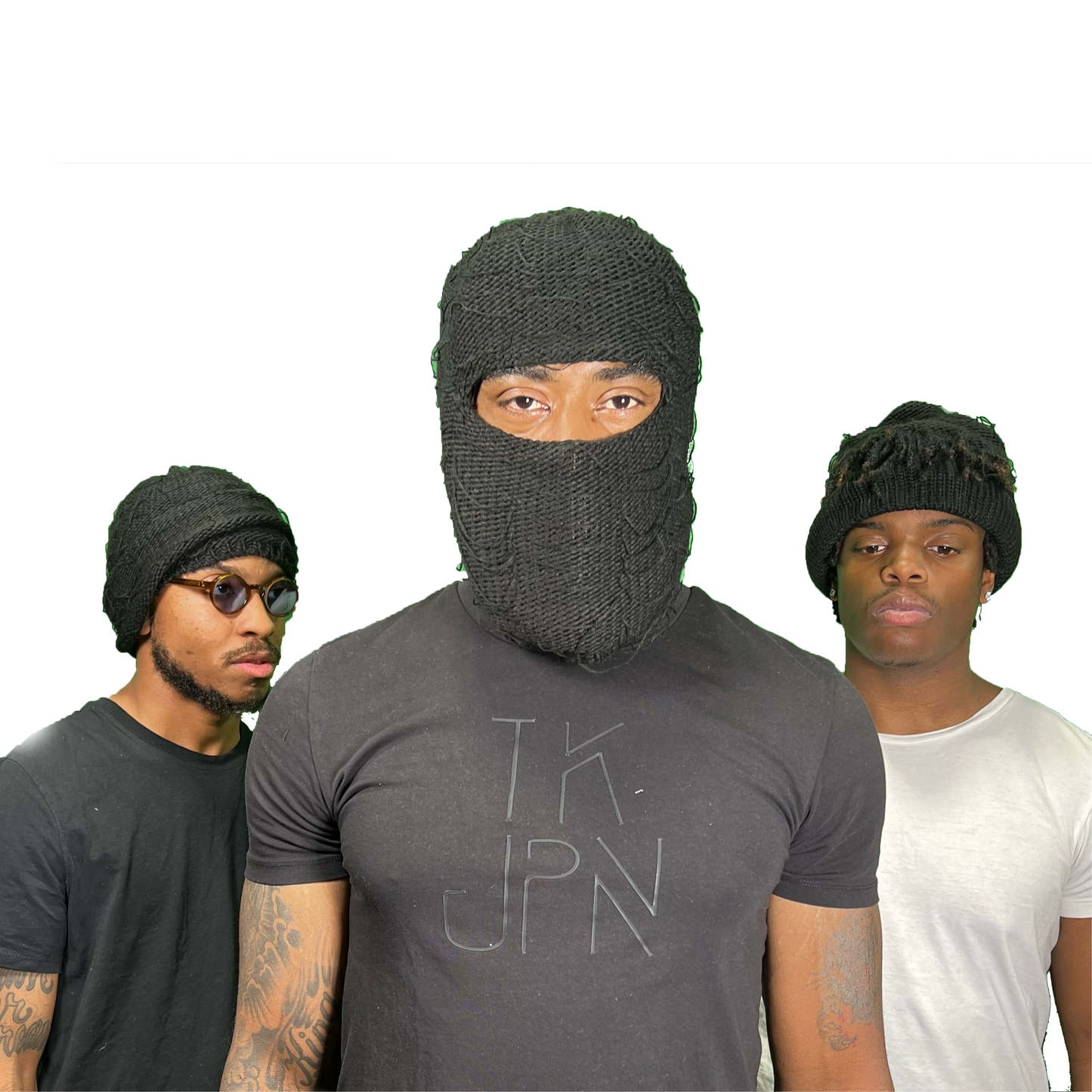 Hand Made Pieds Noir Light Distress Ski Mask