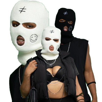 3 Hole Smiley Ski Mask