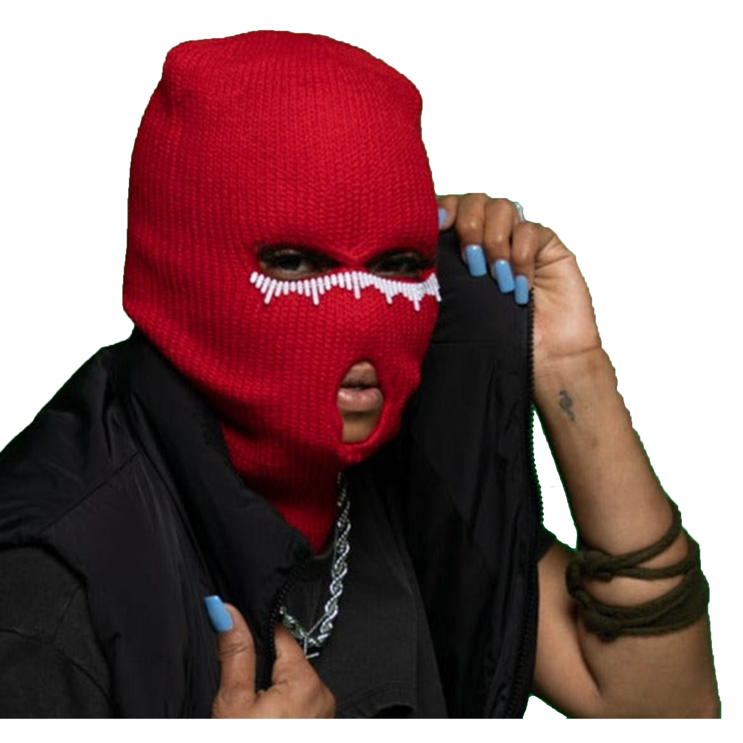 3 Hole Eye Bedazzled Ski Mask