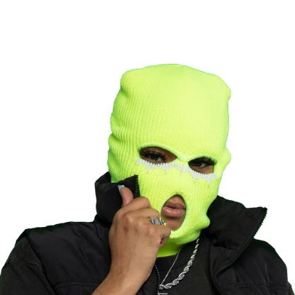 3 Hole Eye Bedazzled Ski Mask