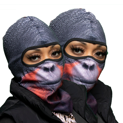 Ape Graphic Ski Mask